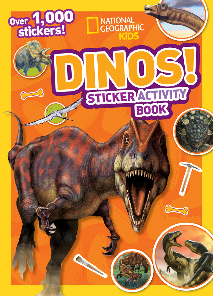 Book cover for Dinos Sticker Activity Book [With Sticker(s)]
