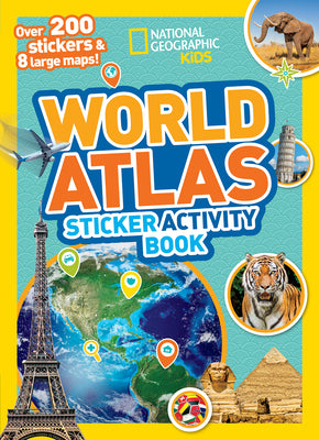 Book cover for World Atlas Sticker Activity Book