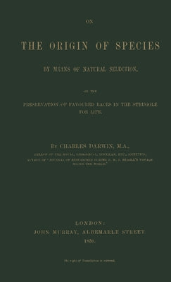 Book cover for On the Origin of Species
