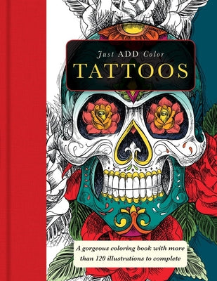 Book cover for Tattoos: Gorgeous Coloring Books with More Than 120 Illustrations to Complete