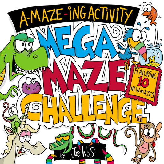 Book cover for A-Maze-Ing Activity: Mega Maze Challenge