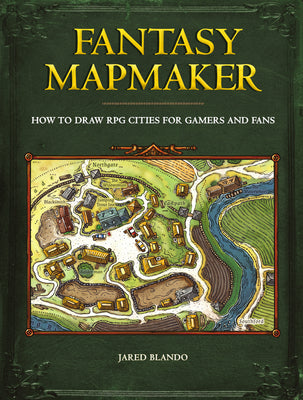 Book cover for Fantasy Mapmaker: How to Draw RPG Cities for Gamers and Fans