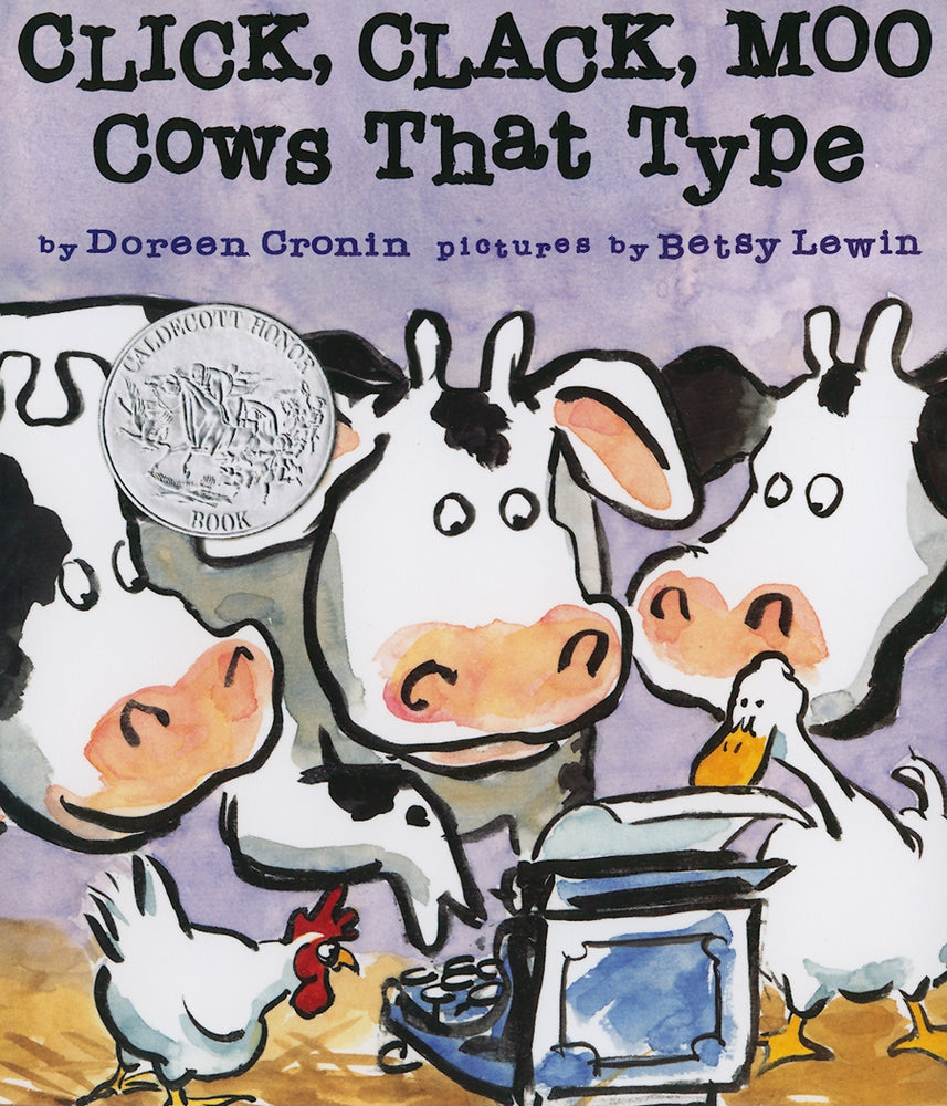 Book cover for Click, Clack, Moo: Cows That Type