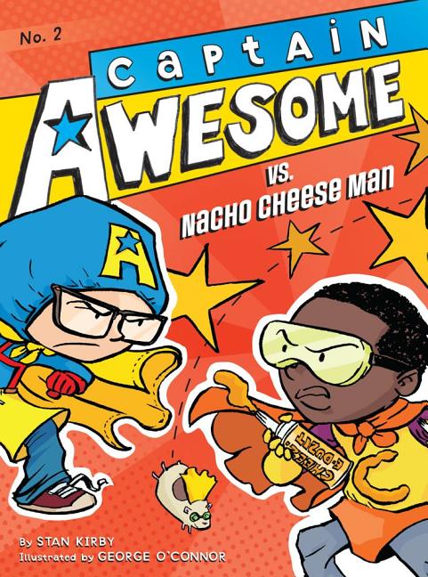 Book cover for Captain Awesome vs. Nacho Cheese Man