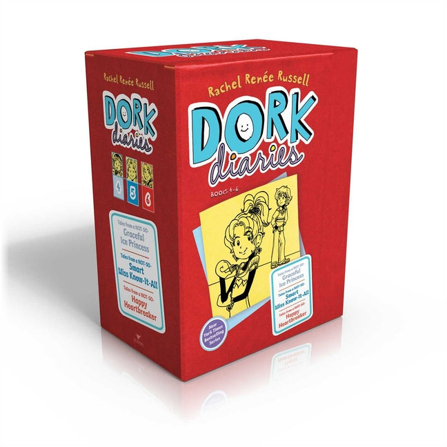 Book cover for Dork Diaries Boxed Set (Books 4-6): Dork Diaries 4; Dork Diaries 5; Dork Diaries 6 (Boxed Set)