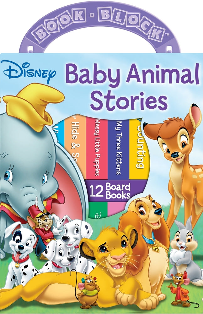 Book cover for Disney: Baby Animal Stories 12 Board Books