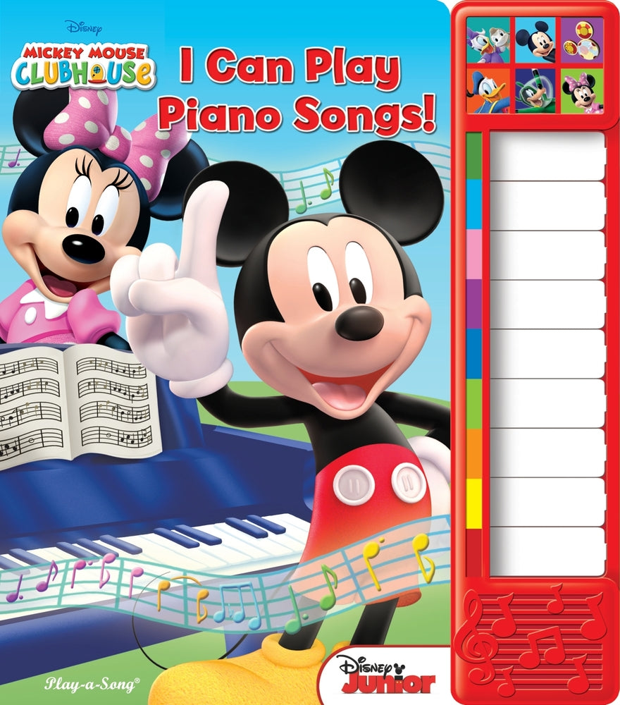 Book cover for Disney Junior Mickey Mouse Clubhouse: I Can Play Piano Songs! Sound Book [With Battery]