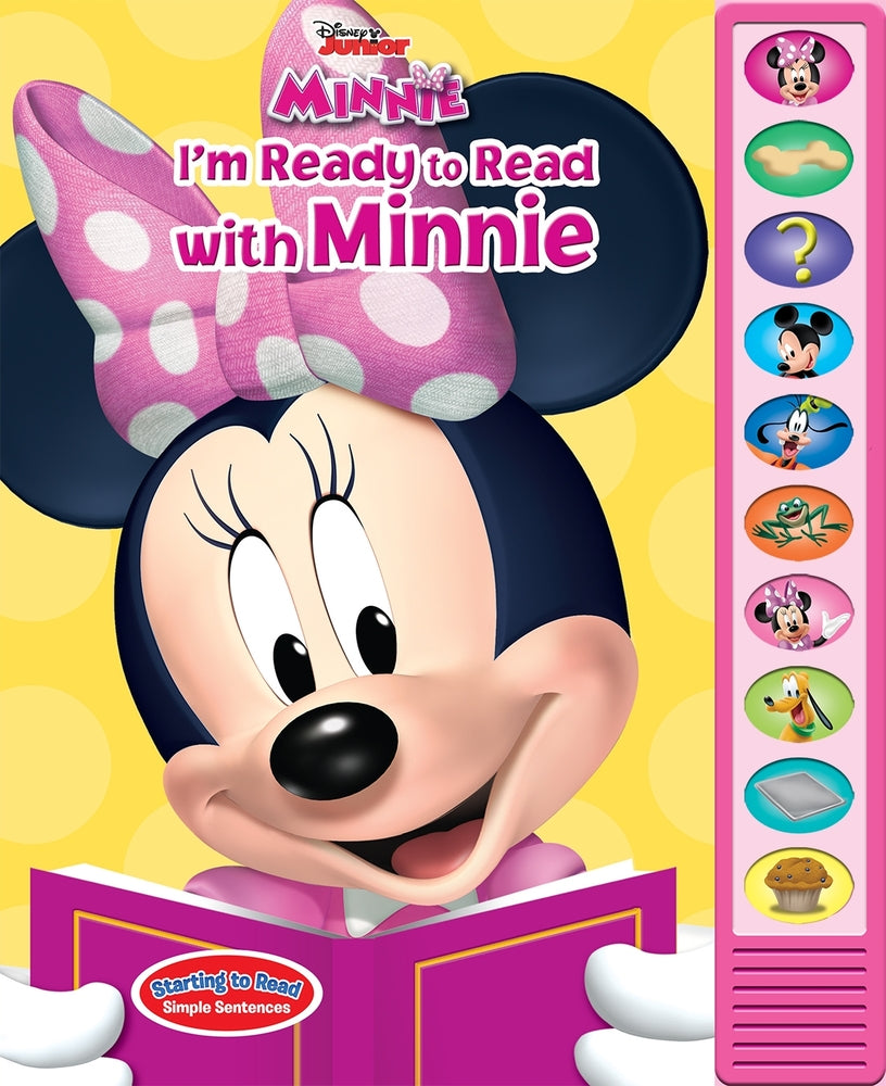 Book cover for Disney Junior Minnie: I'm Ready to Read with Minnie Sound Book [With Battery]