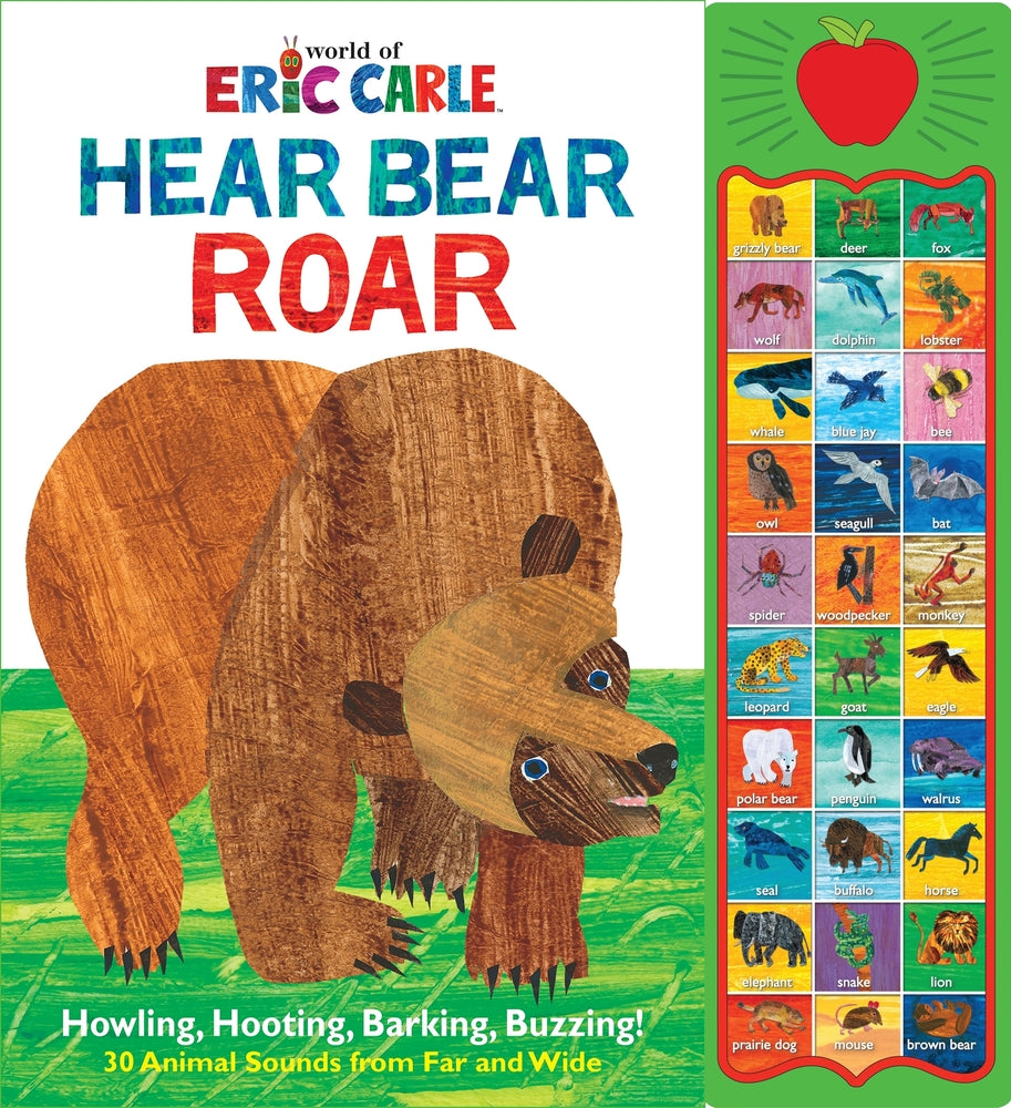Book cover for World of Eric Carle: Hear Bear Roar Sound Book [With Battery]