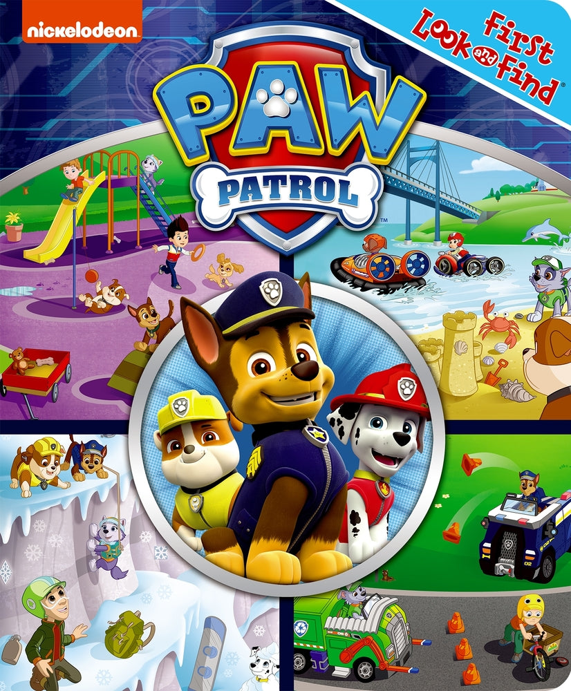 Book cover for Nickelodeon Paw Patrol: First Look and Find