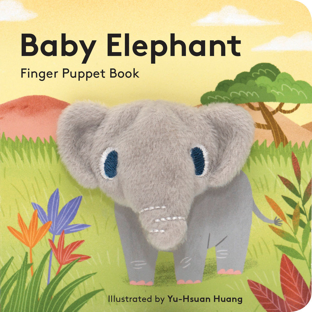 Book cover for Baby Elephant: Finger Puppet Book: (Finger Puppet Book for Toddlers and Babies, Baby Books for First Year, Animal Finger Puppets)