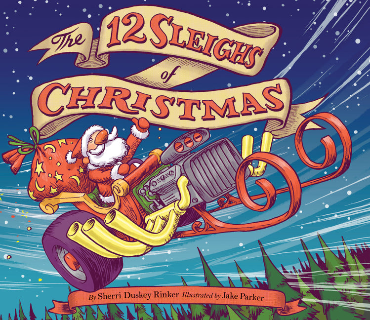 Book cover for 12 Sleighs of Christmas: (Christmas Book for Kids, Toddler Book, Holiday Picture Book and Stocking Stuffer)