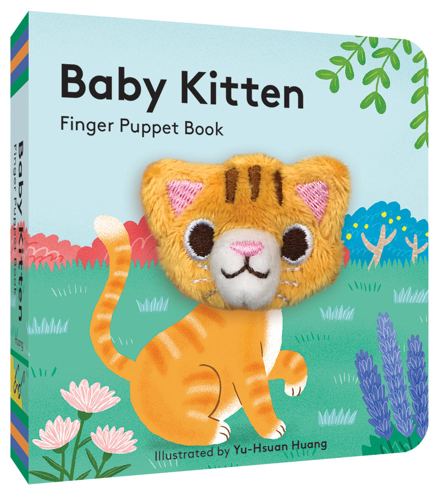 Book cover for Baby Kitten: Finger Puppet Book: (Board Book with Plush Baby Cat, Best Baby Book for Newborns)