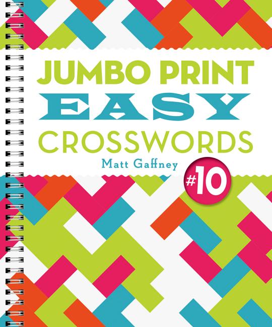 Book cover for Jumbo Print Easy Crosswords #10