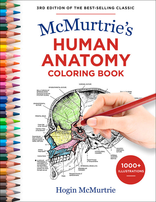 Book cover for McMurtrie's Human Anatomy Coloring Book (Third Edition, Reissue)