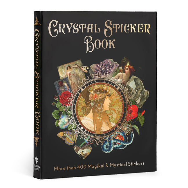 Book cover for Crystal Sticker Book: More Than 400 Magickal & Mystical Stickers