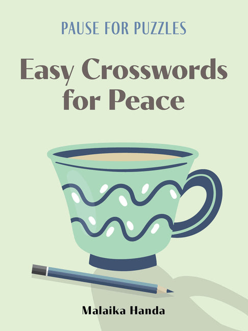 Book cover for Pause for Puzzles: Easy Crosswords for Peace