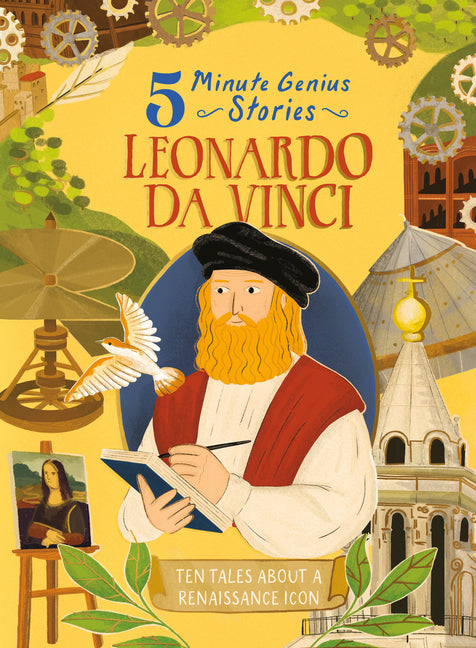 Book cover for Leonardo Da Vinci: 5-Minute Genius Stories