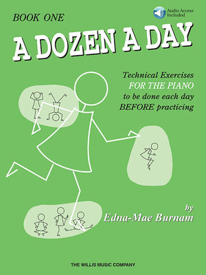 Book cover for A Dozen a Day - Book 1 (Book/Online Audio)