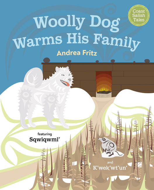 Book cover for Woolly Dog Warms His Family