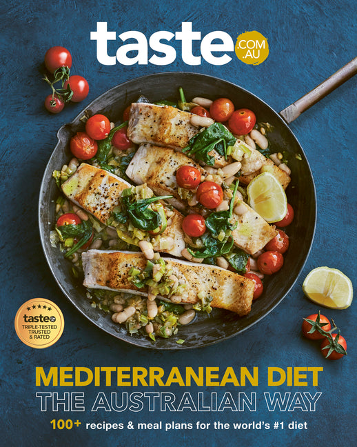 Book cover for Mediterranean Diet - The Australian Way: The New Bestselling Cookbook from Australia's Favourite Food Site for Fans of Recipetin Eats, Jamie Oliver an