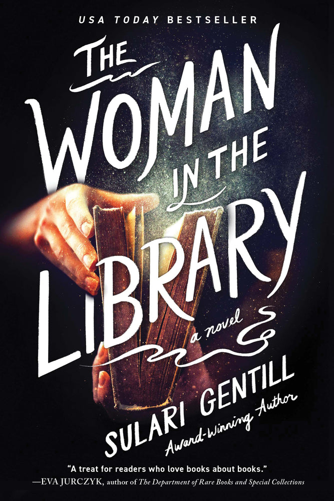 Book cover for The Woman in the Library