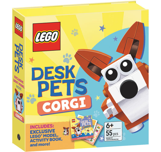 Book cover for Lego(r) Books. Desk Pets: Corgi