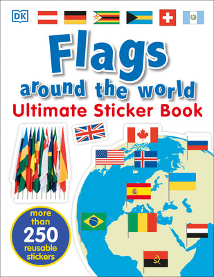 Book cover for Ultimate Sticker Book: Flags Around the World