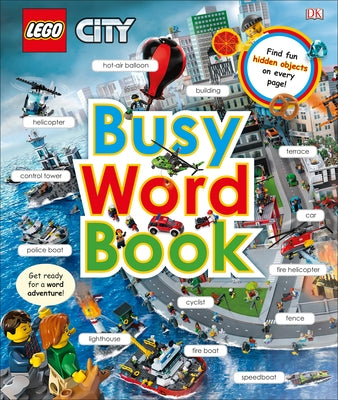 Book cover for Lego City: Busy Word Book