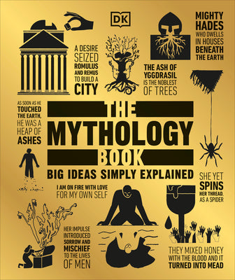 Book cover for The Mythology Book: Big Ideas Simply Explained