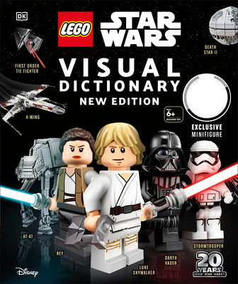 Book cover for Lego Star Wars Visual Dictionary, New Edition: With Exclusive Finn Minifigure [With Toy]