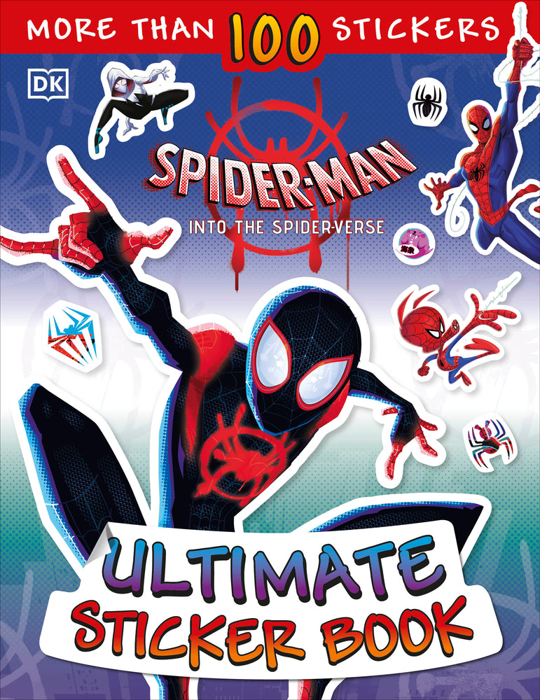 Book cover for Ultimate Sticker Book: Marvel Spider-Man: Into the Spider-Verse