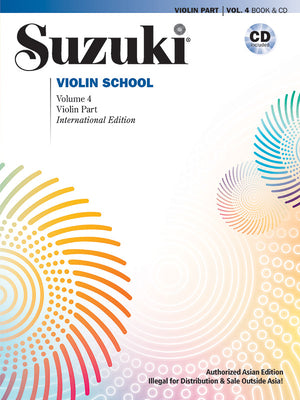 Book cover for Suzuki Violin School: Asian Edition, Book & CD
