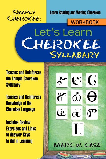 Book cover for Simply Cherokee: Let's Learn Cherokee: Syllabary