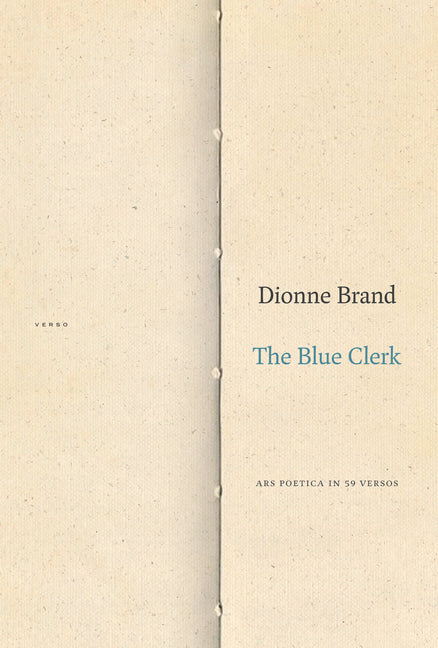 Book cover for Blue Clerk: Ars Poetica in 59 Versos