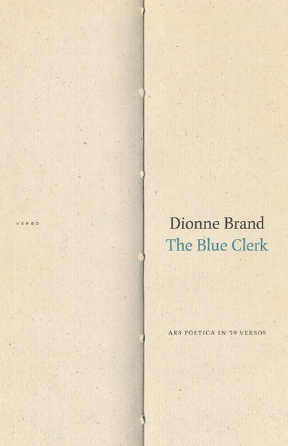 Book cover for Blue Clerk: Ars Poetica in 59 Versos
