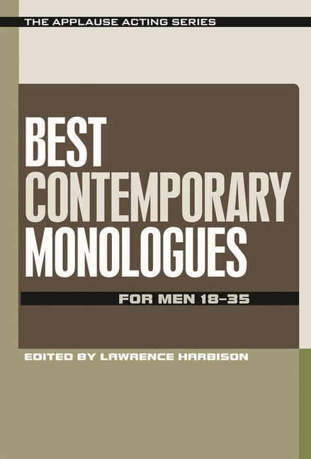 Book cover for Best Contemporary Monologues for Men 18-35