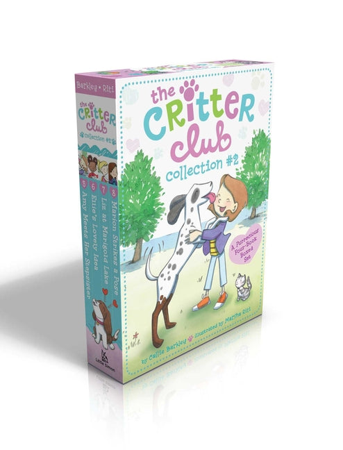 Book cover for The Critter Club Collection #2 (Boxed Set): Amy Meets Her Stepsister; Ellie's Lovely Idea; Liz at Marigold Lake; Marion Strikes a Pose
