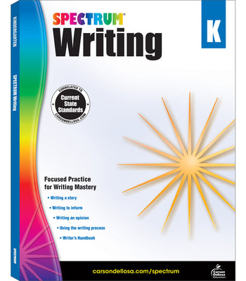 Book cover for Spectrum Writing, Grade K