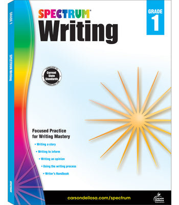 Book cover for Spectrum Writing, Grade 1