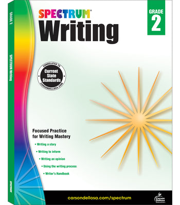 Book cover for Spectrum Writing, Grade 2
