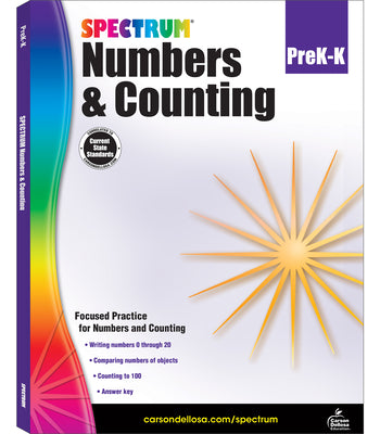 Book cover for Numbers & Counting, Grades Pk - K