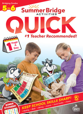 Book cover for Summer Bridge Activities(r) Quick, Grades 5 - 6