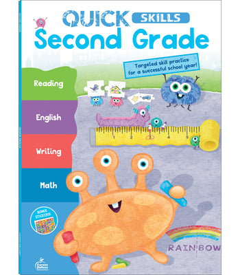 Book cover for Quick Skills Second Grade Workbook