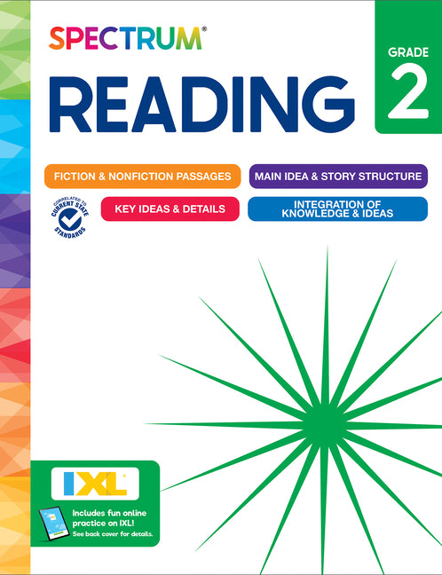 Book cover for Spectrum Reading Workbook, Grade 2
