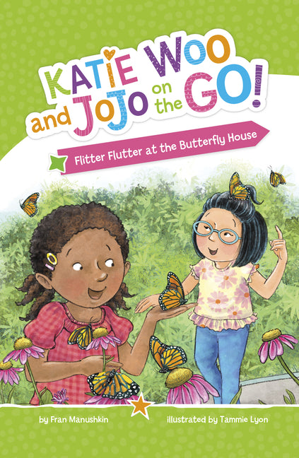 Book cover for Flitter Flutter at the Butterfly House