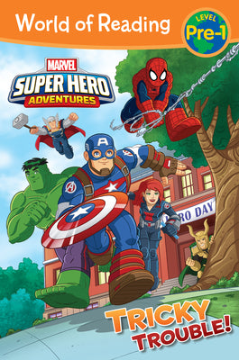 Book cover for World of Reading: Super Hero Adventures: Tricky Trouble!: Level Pre-1
