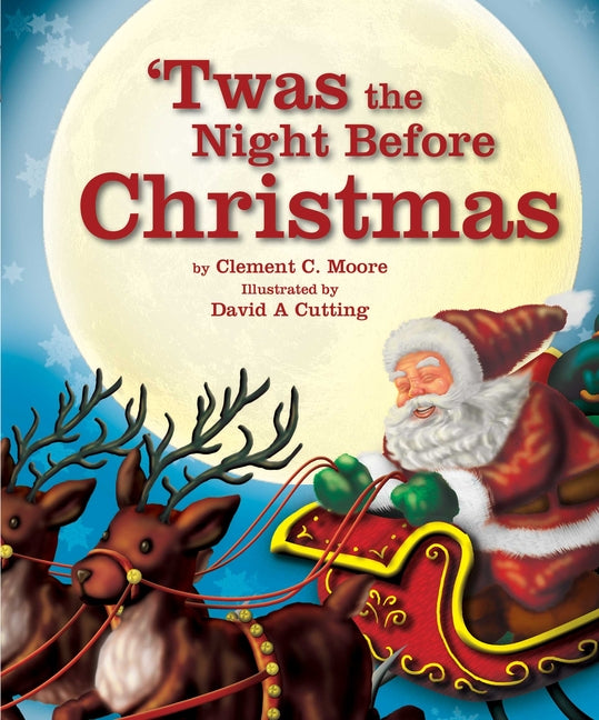 Book cover for 'Twas the Night Before Christmas