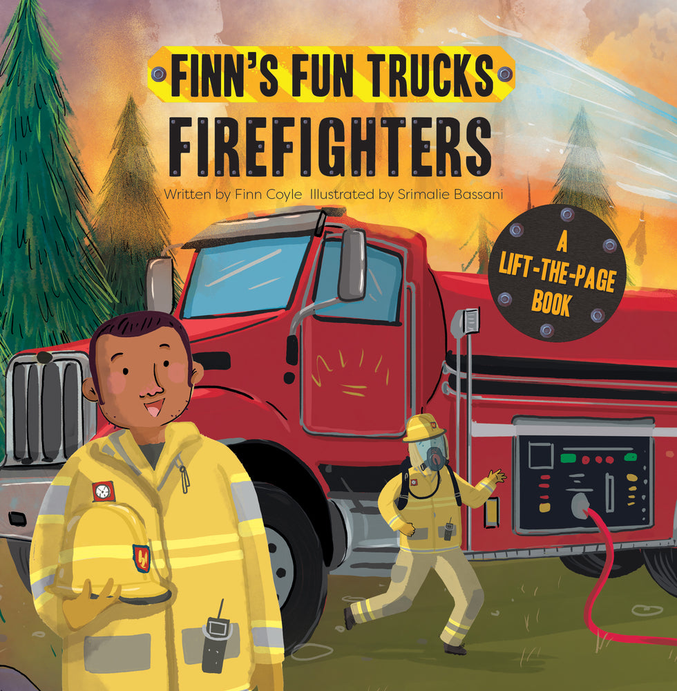 Book cover for Firefighters: A Lift-The-Page Truck Book