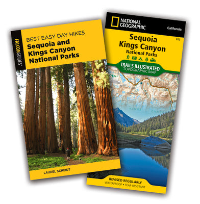 Book cover for Best Easy Day Hiking Guide and Trail Map Bundle: Sequoia and Kings Canyon National Parks [With Map]
